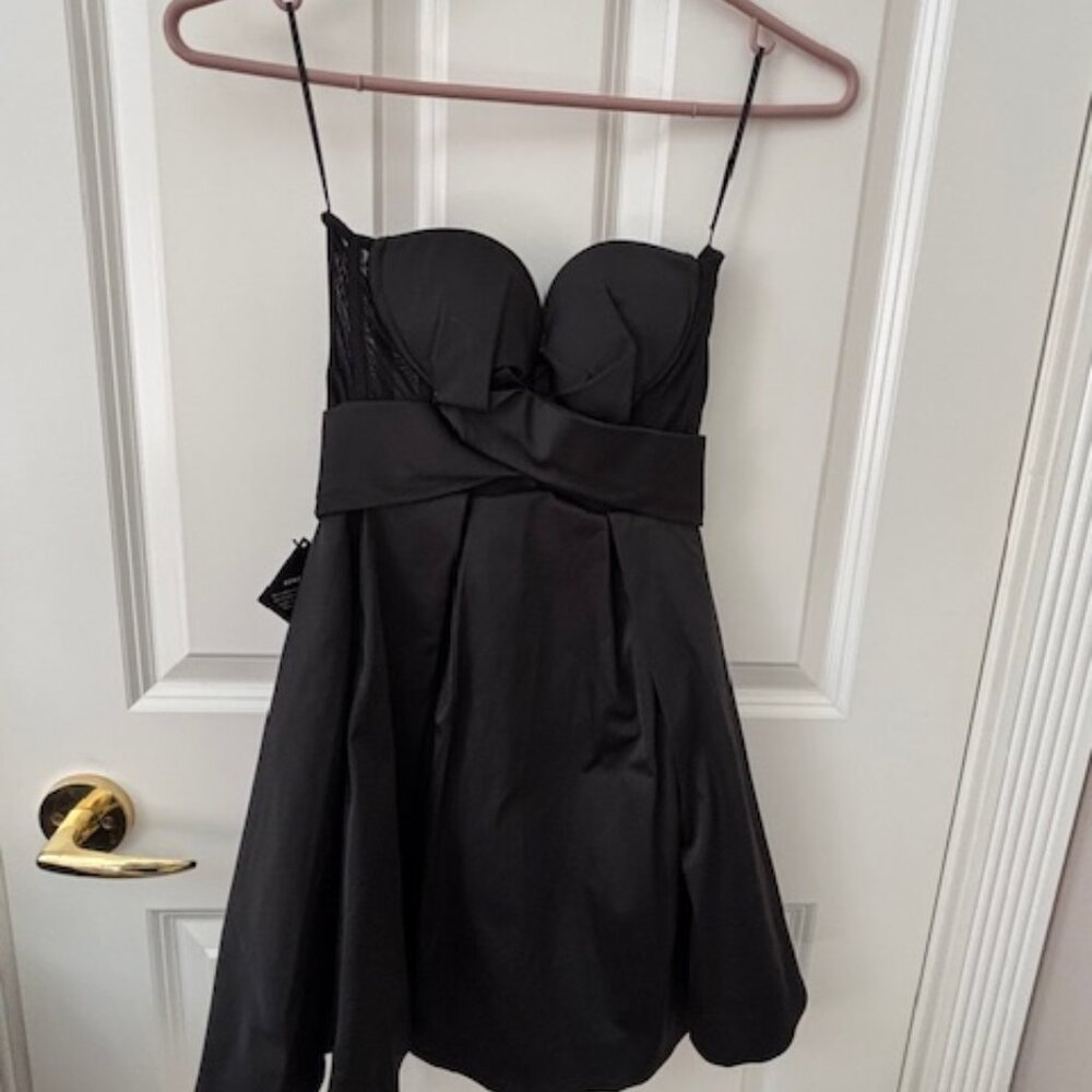 Adorable Petite Strapless Misty Girl Dress